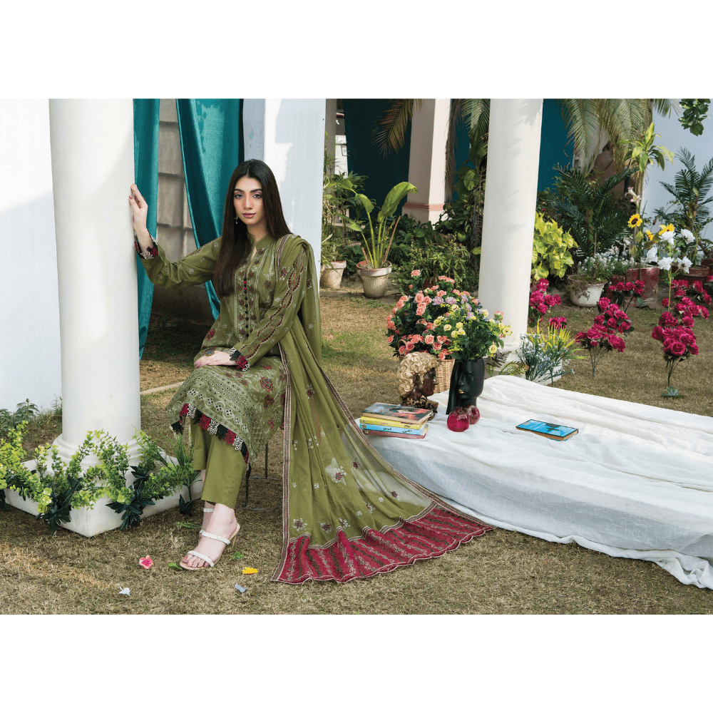 Palwasha Unstitched (3 Piece - Lawn) - Image 3