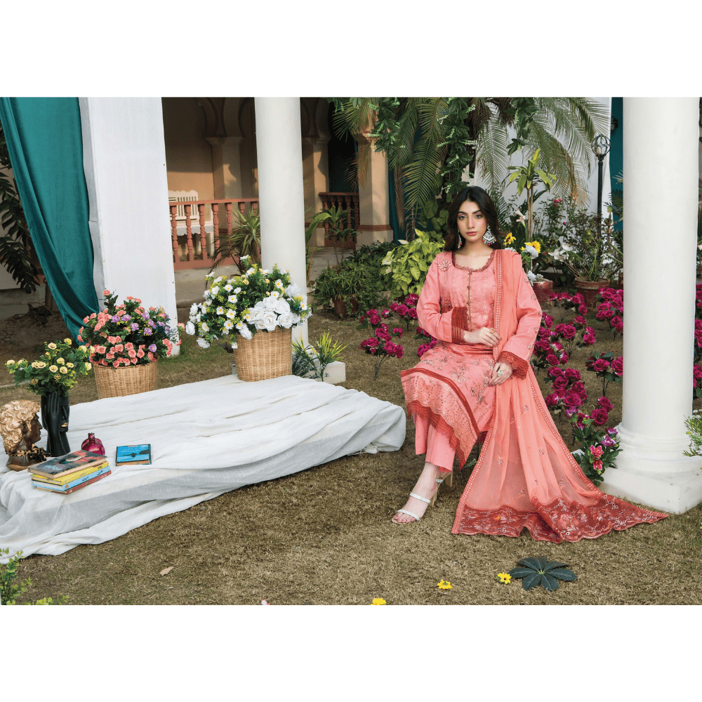 Palwasha Unstitched (3 Piece - Lawn)