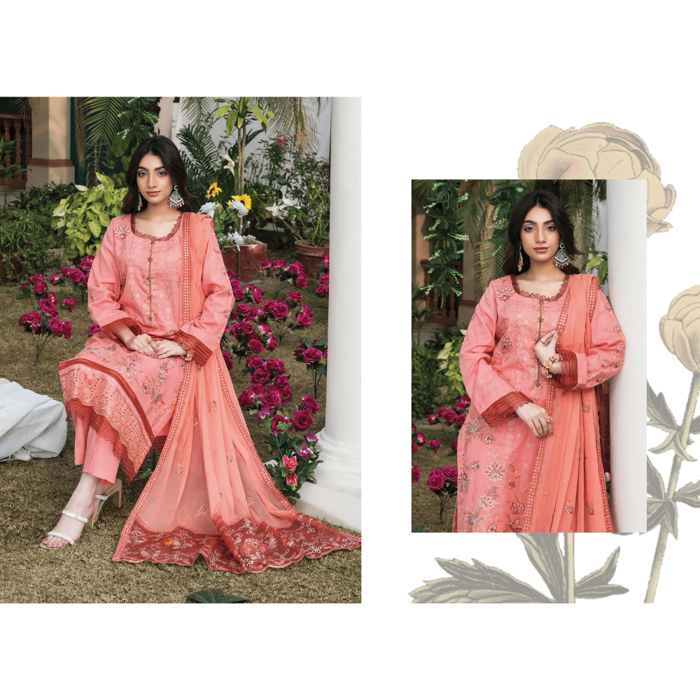 Palwasha Unstitched (3 Piece - Lawn) - Image 2