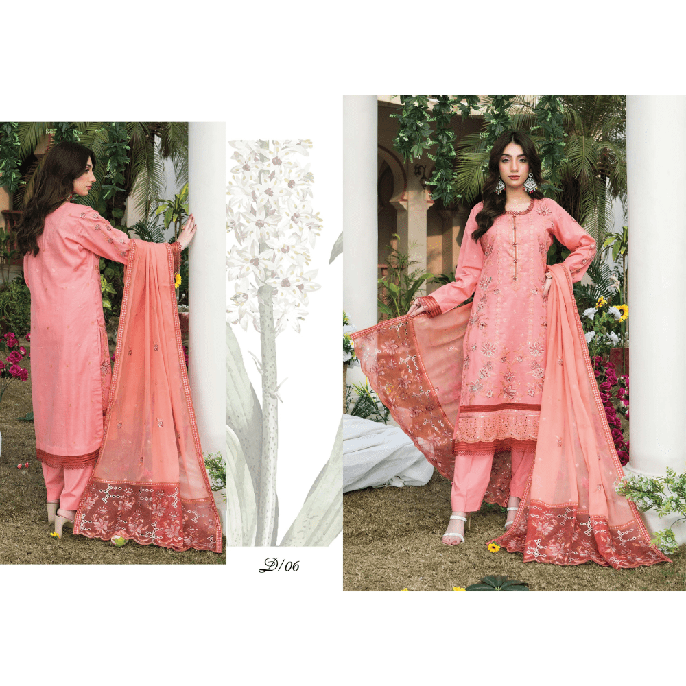 Palwasha Unstitched (3 Piece - Lawn) - Image 3